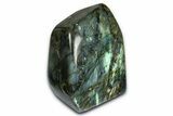 Flashy Free-Standing Polished Labradorite - Madagascar #372809-1